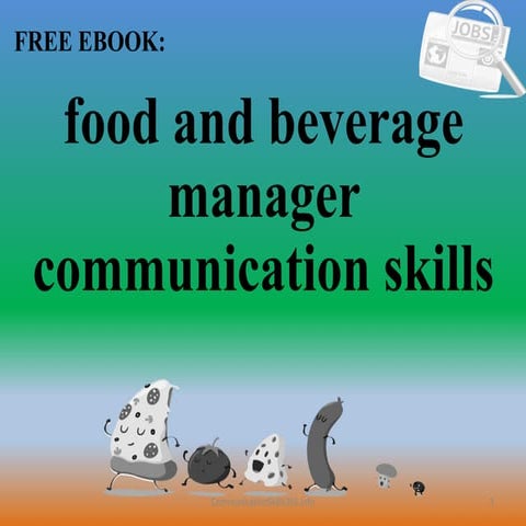 Food and beverage manager communication skills pdf