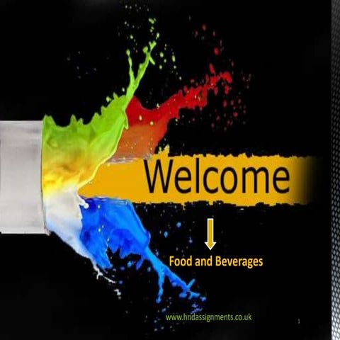 Food and Beverages