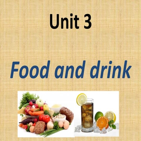 Food and drink
