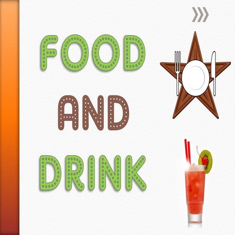 Food and Drink Vocabulary