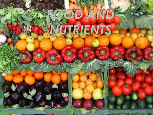 The 6 nutrients | PPT