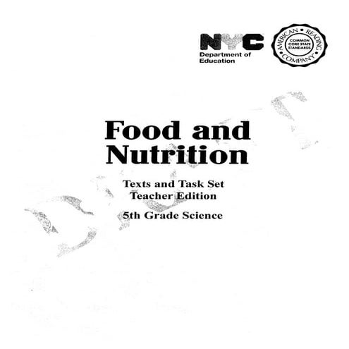 Food and nutrition