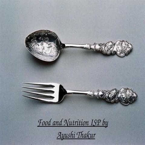 Food and nutrition presentation final