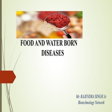 Food and water born diseases