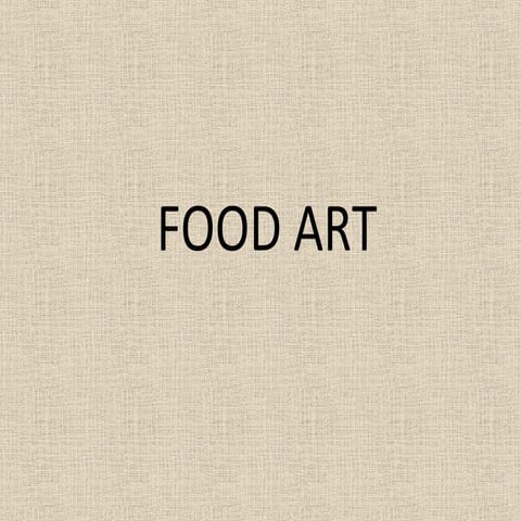 Food art