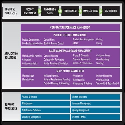 IFS Process Manufacturing – F&B Solution Map pdf