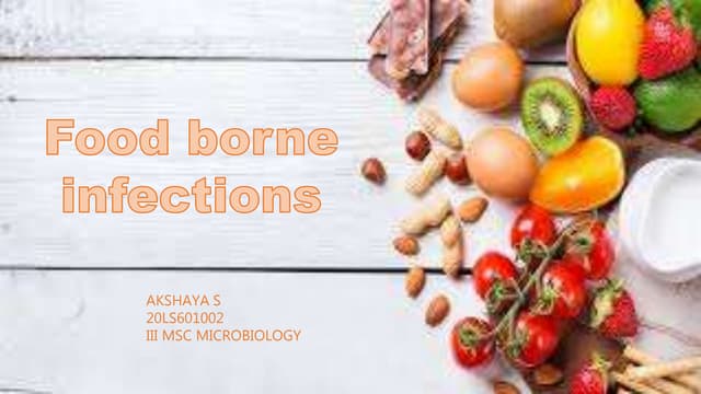 Food borne infections