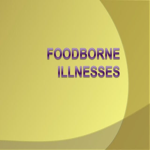Foodborn illness