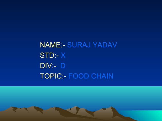 Food chain Biology Diagrams