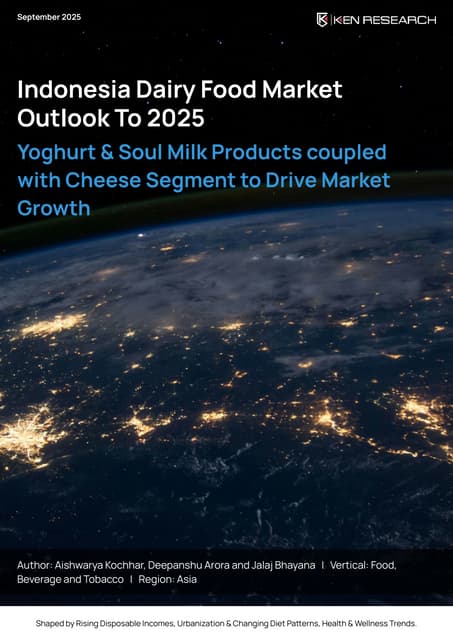 Indonesia Dairy Industry Competitive Landscape – Sample Report | Ken Research