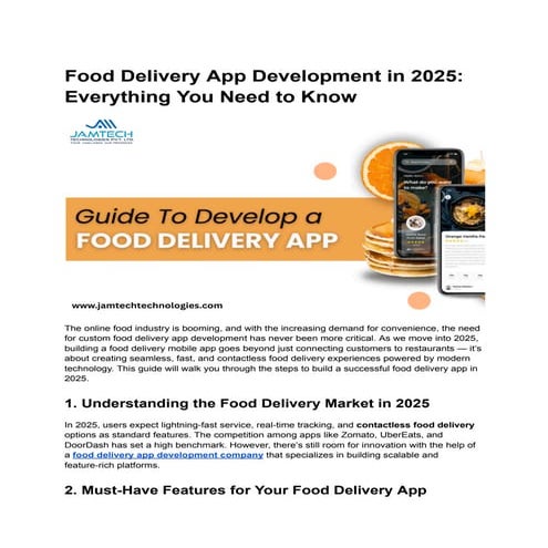 Food Delivery App Development in 2025 Everything You Need to Know.pdf
