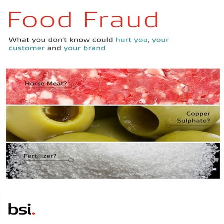 Food fraud