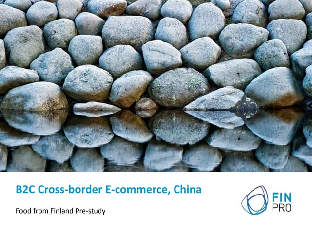 B2C Cross-border E-commerce, China