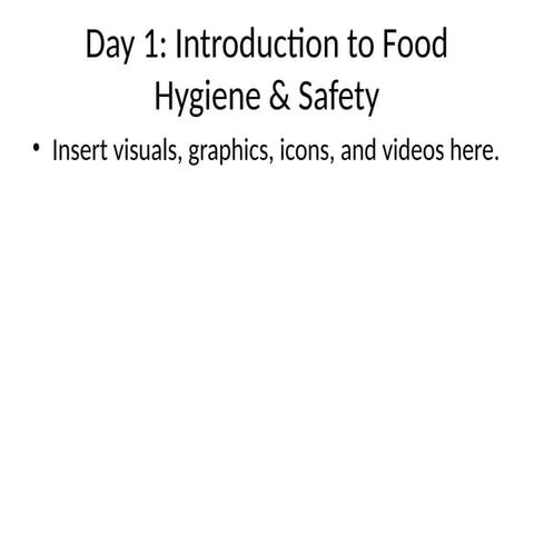 Comprehensive Basic Food Hygiene Training in Nepali and English | PPTX