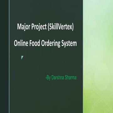 foodie an online e-commerce shopping platform