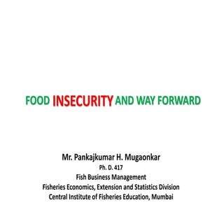Food insecurity