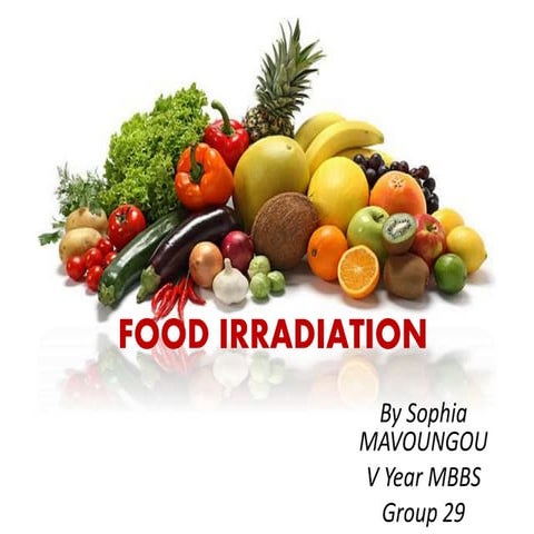 Food irradiation