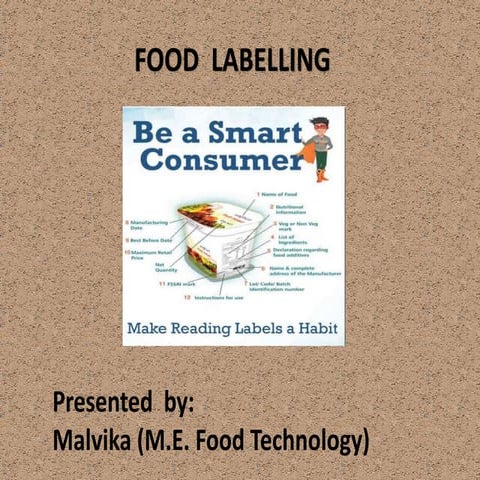 Food labelling