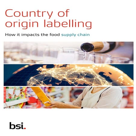 Food labelling and country of origin labelling