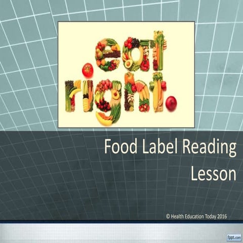 Food Label Reading