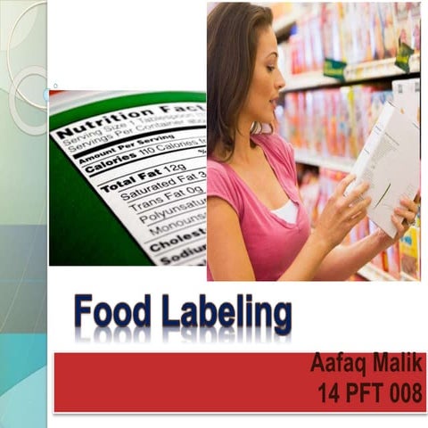 Food lablng
