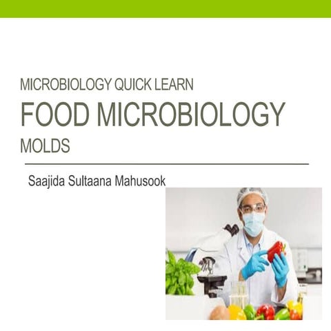 Food microbiology- mold reproduction-spores