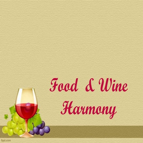 Food n wine harmony