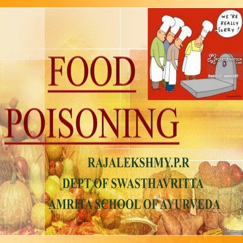 Food poisoning