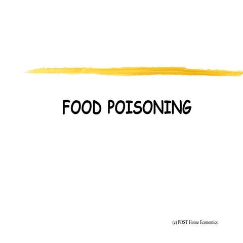 Food poisoning