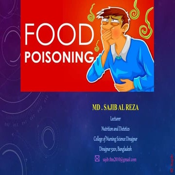 Food poisoning by sajib reza