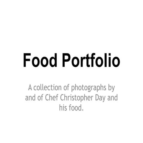 Food Portfolio