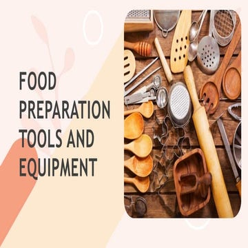 Food Preparation Tools and Equipment.pptx