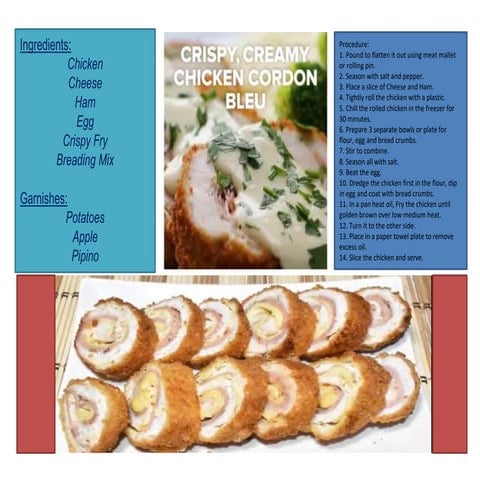 foodpresentation helps te learners to be more efficient and active