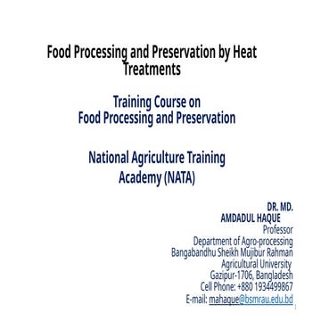 Food Preservation by heat treatments.pptx