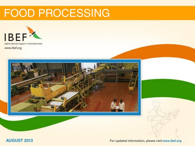 India : Food processeing Sector Rep...