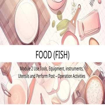 Food Processing Exploratory module 2 FP.