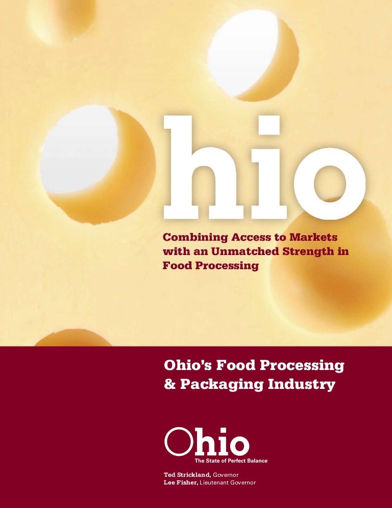 Ohio Food Processing Packaging Industry Brochure