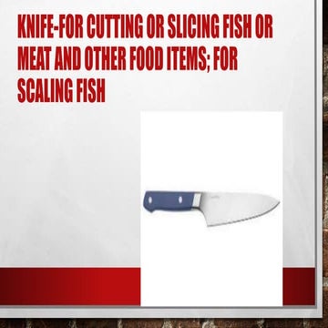 FOOD PROCESSING TOOLS WITH LABEL AND USES.pptx