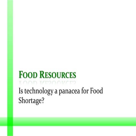 Food Resources 2015