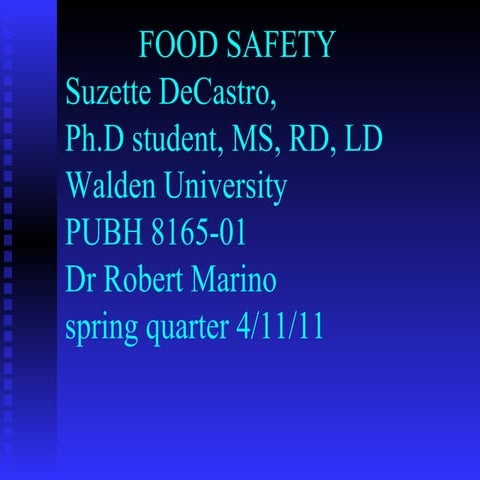 Food Safety