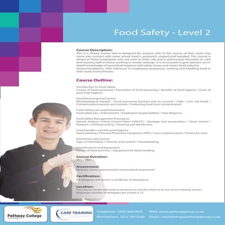 Level 2 Food Hygiene and Safety for Catering | PDF