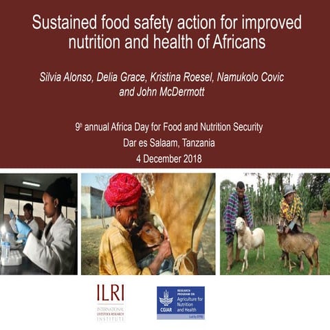 Sustained food safety action for improved nutrition and health of Africans
