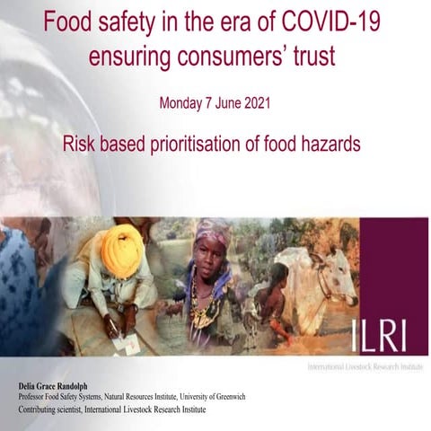Food safety in the era of COVID-19: Ensuring consumers’ trust