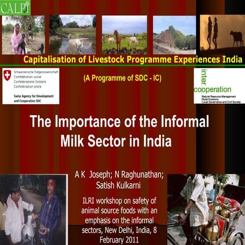 The Importance of the Informal Milk Sector in India  