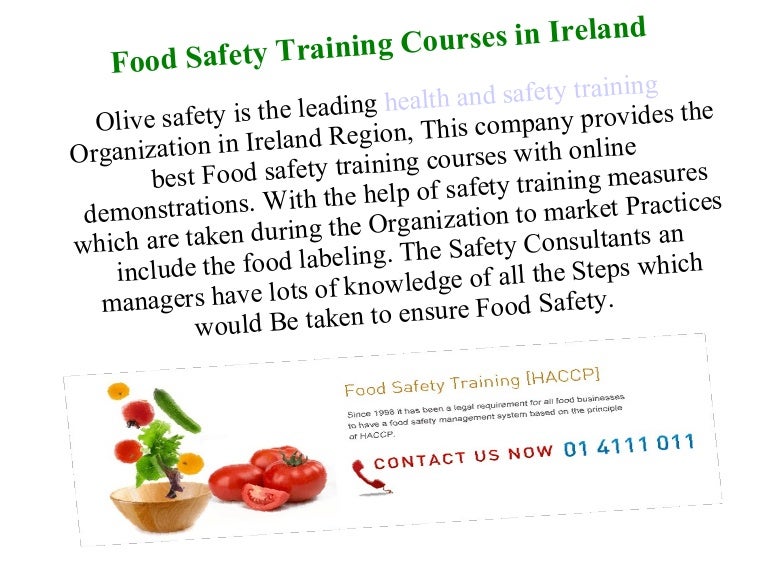 Food safety training