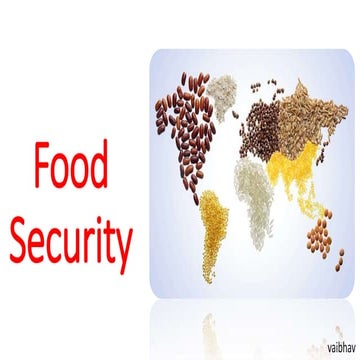 Food security