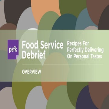 Food Service Debrief
