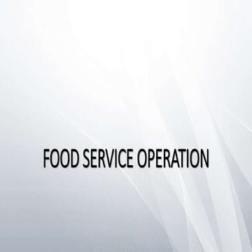 FOOD SERVICE OPERATION demo.pptx