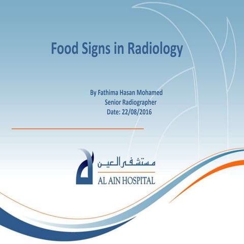 Food signs in radiology pp ta