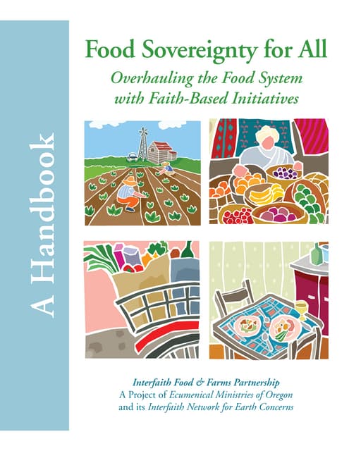 Food Sovereignty for All: Overhauling the Food System with Faith-Based Initiatives - Handbook